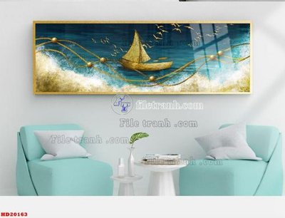 File tranh File tranh bộ hiện đại HD20163 (file gốc) chủ đề phong thủy