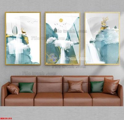 File in mica File tranh bộ hiện đại HD20193 (ảnh gốc) đẹp