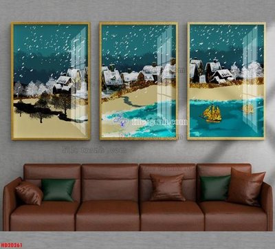 Tải file gốc File tranh bộ hiện đại HD20261 (in không vỡ ảnh)