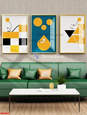 File gốc File tranh bộ hiện đại HD20263 (in ấn) không giới hạn