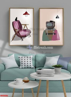 Tệp tin gốc File tranh bộ hiện đại HD20286 (chất lượng cao) File tranh bộ hiện đại HD20286