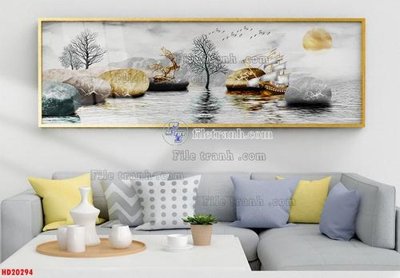 File tranh gốc File tranh bộ hiện đại HD20294 (bản đẹp) độc quyền