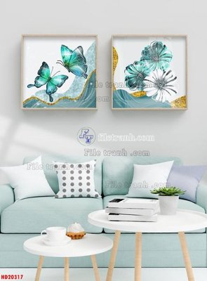 File gốc File tranh bộ hiện đại HD20317 (thiết kế) độc quyền