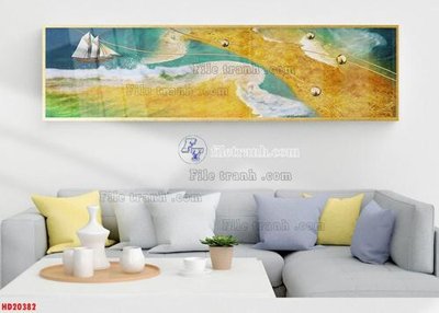 Download file File tranh bộ hiện đại HD20382 (gốc) in mica đèn LED