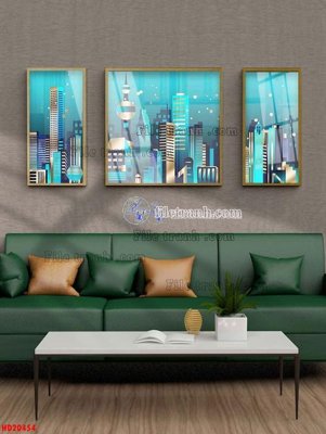 File in ấn File tranh bộ hiện đại HD20454 chuyên nghiệp