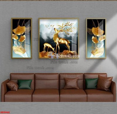 File ảnh File tranh bộ hiện đại HD20468 (gốc) in poster