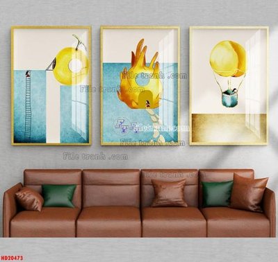 File tranh gốc File tranh bộ hiện đại HD20473 (bản quyền) Filetranh.com