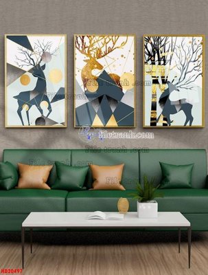 Tải file File tranh bộ hiện đại HD20497 (ảnh gốc) in tranh kính