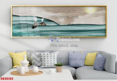 File PSD File tranh bộ hiện đại HD20585 (bản gốc) đã tách nền