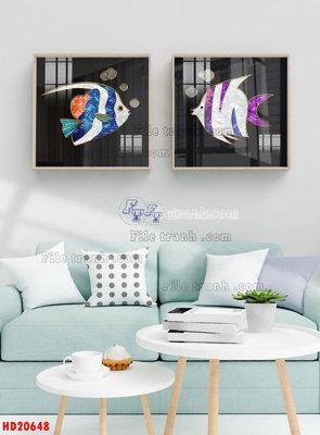 Tải file File tranh bộ hiện đại HD20648 (gốc) làm file quảng cáo