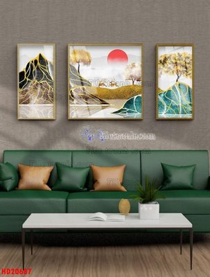 Download file ảnh gốc File tranh bộ hiện đại HD20687 để in ấn