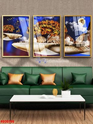 File gốc File tranh bộ hiện đại HD20708 (ảnh chi tiết) để in trần