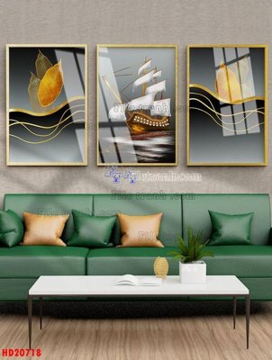 File tranh File tranh bộ hiện đại HD20718 (gốc) in backlit film