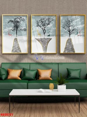 Tải file gốc File tranh bộ hiện đại HD20721 (in bạt) quảng cáo