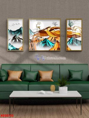 File tranh gốc File tranh bộ hiện đại HD20733 (bản quyền) Filetranh.com