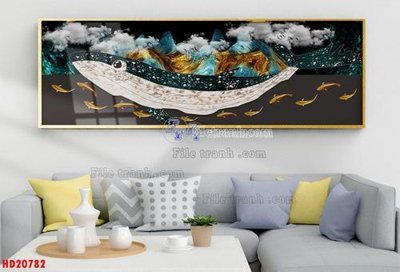 File ảnh File tranh bộ hiện đại HD20782 (gốc) dùng in Pano
