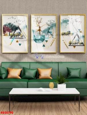 File PSD File tranh bộ hiện đại HD20790 (bản gốc) cho nhà in