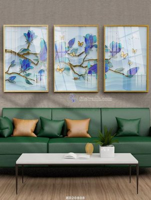 File PSD File tranh hiện đại pha lê gương HD20808 (gốc) cho designer