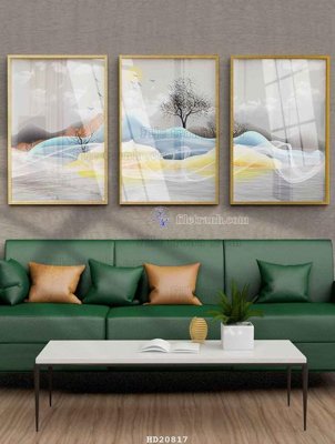 File ảnh File tranh hiện đại pha lê gương HD20817 (gốc) in Hiflex