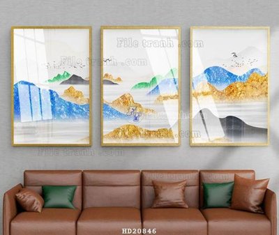 File tranh gốc File tranh hiện đại pha lê gương HD20846 (bản quyền) Filetranh.com