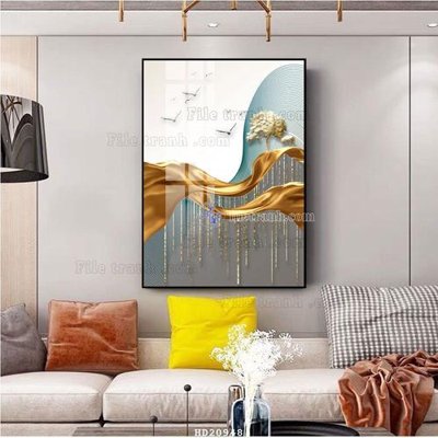 Tải file File tranh hiện đại pha lê gương HD20948 (ảnh gốc) file TIFF