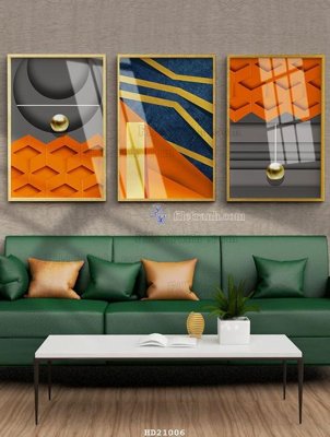 File tranh File tranh hiện đại pha lê gương HD21006 (bản gốc) in lụa 5D