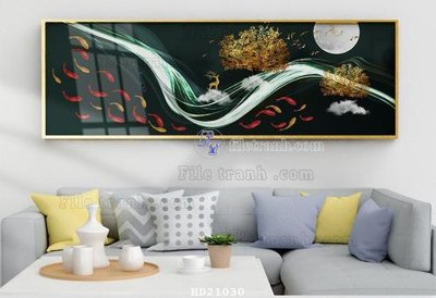 Download file gốc File tranh hiện đại pha lê gương HD21030 (in mica) trang trí