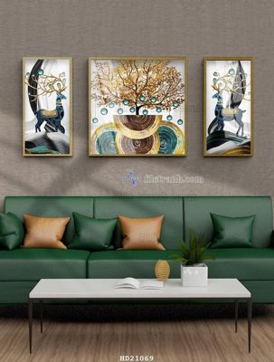 File gốc File tranh hiện đại pha lê gương HD21069 (trang trí) cho phòng khách