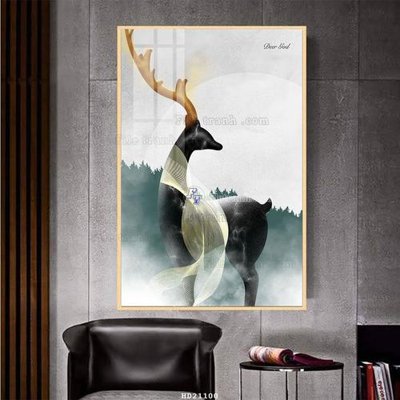 File ảnh File tranh hiện đại pha lê gương HD21100 (gốc) in PP, decal