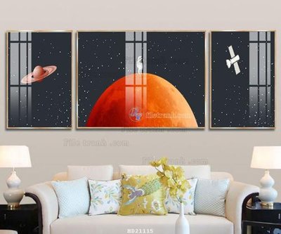 File in ấn cao cấp File tranh hiện đại pha lê gương HD21115 (file gốc)