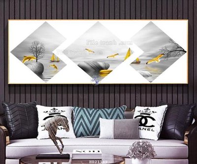 File ảnh File tranh hiện đại pha lê gương HD21189 (gốc) cho trang trí nội thất