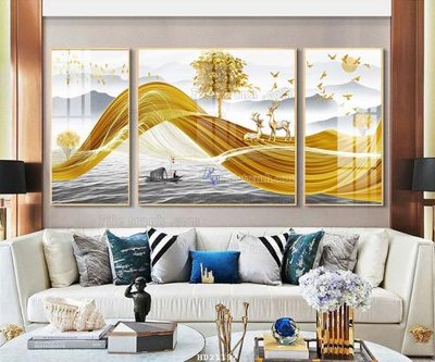 File gốc File tranh hiện đại pha lê gương HD21197 (in mica) trang trí