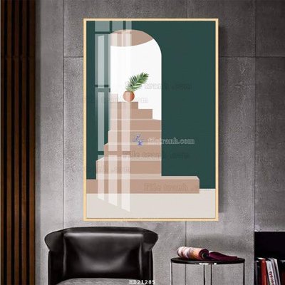 File in mica File tranh hiện đại pha lê gương HD21285 (bản gốc) siêu trong