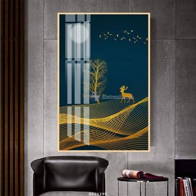 File gốc File tranh hiện đại pha lê gương HD21295 (trang trí) cho phòng khách