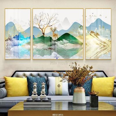 Ảnh gốc File tranh hiện đại pha lê gương HD21451 (nét căng) in mica