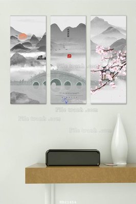 File ảnh File tranh hiện đại pha lê gương HD21454 (gốc) in decal dán tường