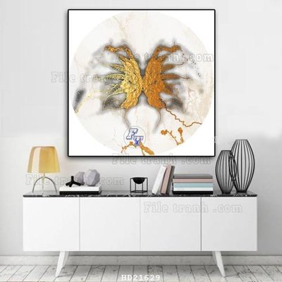 File ảnh gốc File tranh hiện đại pha lê gương HD21629 không vỡ nét