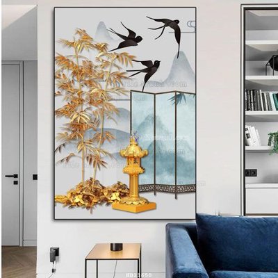 Tải file File tranh hiện đại pha lê gương HD21650 (ảnh gốc) in gạch men