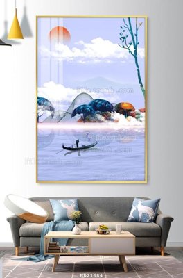 Download file ảnh gốc File tranh hiện đại pha lê gương HD21684 để in ấn