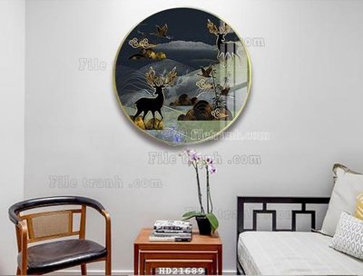 Tải file File tranh hiện đại pha lê gương HD21689 (gốc) làm file in ấn