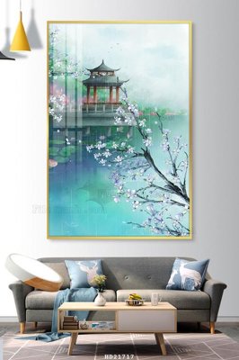 File PSD in ấn File tranh hiện đại pha lê gương HD21717 (chất lượng cao)