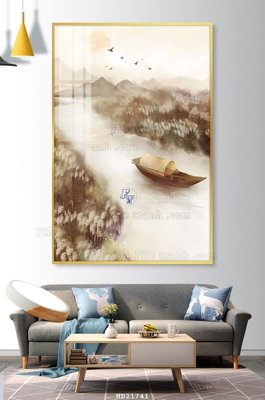 Tải file File tranh hiện đại pha lê gương HD21741 (gốc) làm file thiết kế