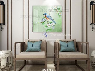 Ảnh gốc File tranh hiện đại pha lê gương HD21758 (độ nét cao) in mica