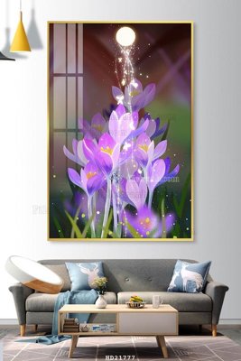 File tranh trang trí File tranh hiện đại pha lê gương HD21777 (tải file gốc)