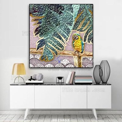 File tranh trang trí File tranh hiện đại pha lê gương HD21812 (file gốc)