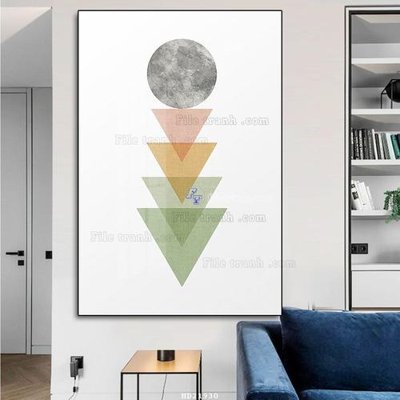 File ảnh File tranh hiện đại pha lê gương HD21930 (gốc) in Hiflex