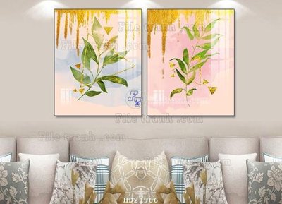 File in mica File tranh hiện đại pha lê gương HD21966 (bản gốc) sắc sảo