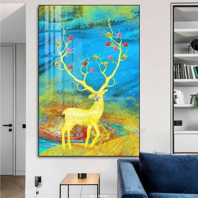 File tranh File tranh hiện đại pha lê gương HD22031 (gốc) in trên kính