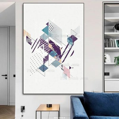 Cung cấp file tranh gốc File tranh hiện đại pha lê gương HD22069 độc quyền