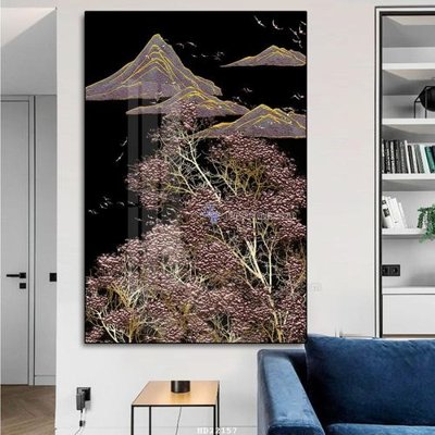 File PSD File tranh hiện đại pha lê gương HD22157 (gốc) nhiều lớp (multi-layer)